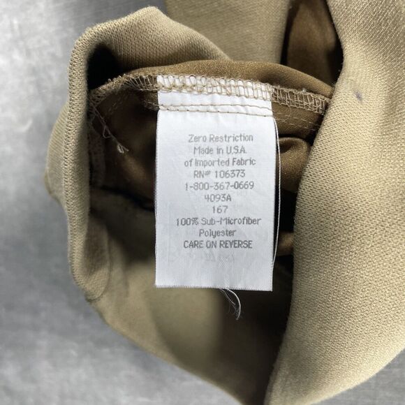 Zero Restriction‎ Golf Outerwear Men's Camel Vest Micro-suede Size XL 1/4 Snap - Picture 6 of 8